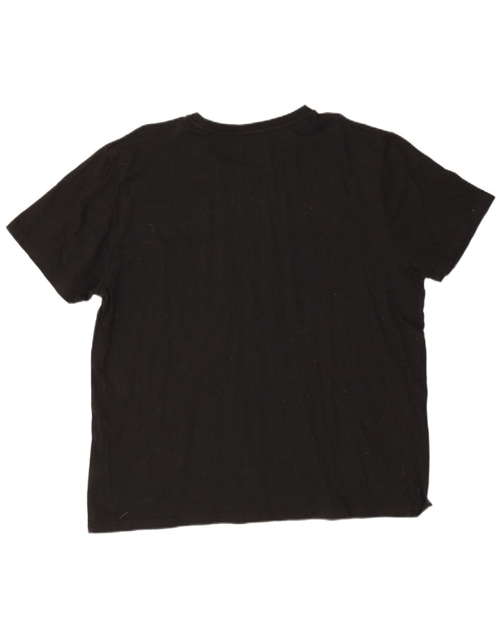 Fila T-Shirt Homme Haut 3XL Noir Coton