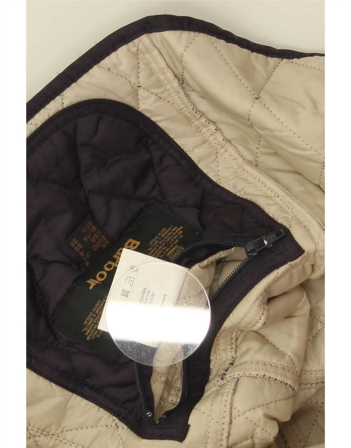 Barbour Veste matelassée pour femme UK 8 Small Bleu Marine Polyamide