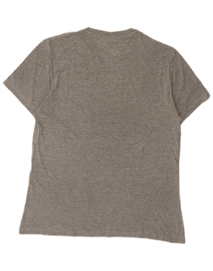 Champion T-Shirt Homme Haut Large Gris Moucheté