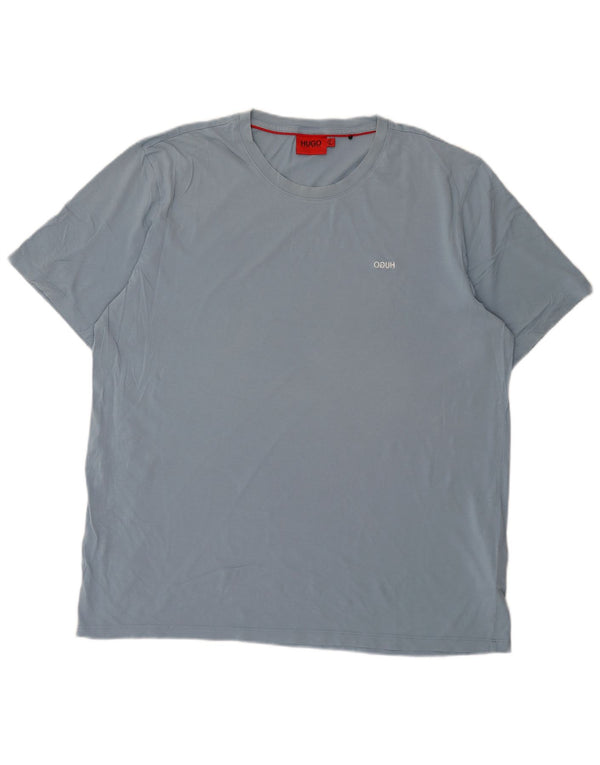 Hugo Boss T-Shirt Homme Top XL Bleu Coton