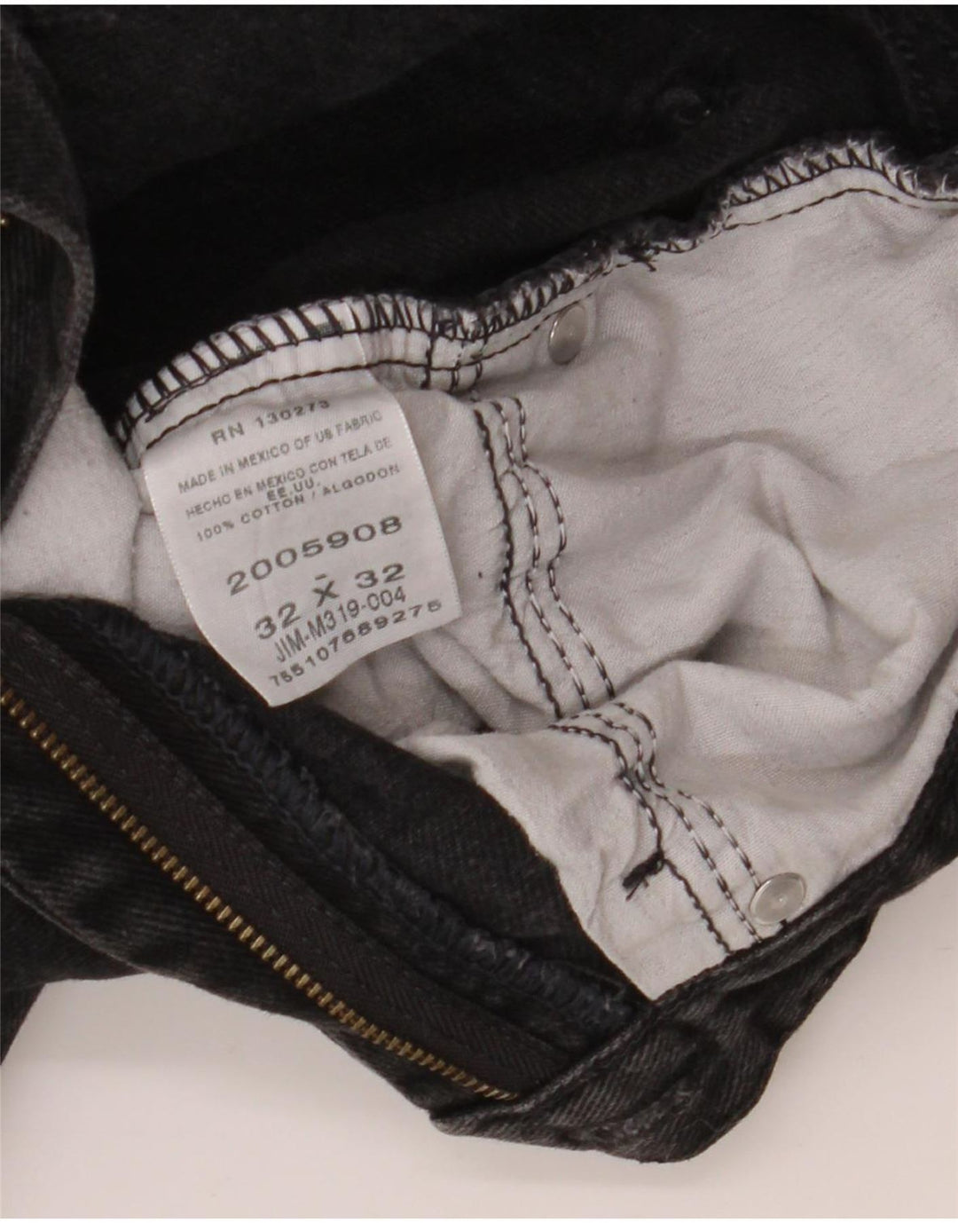 Lee Jean droit coupe régulière pour homme W32 L30 coton noir