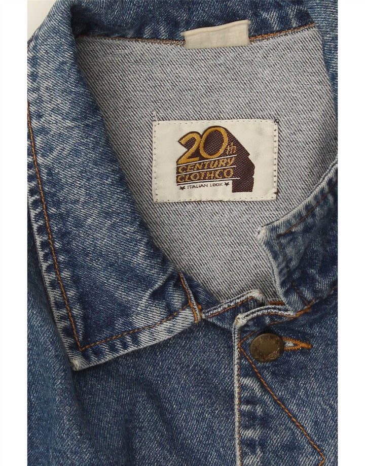 veste en denim homme vintage UK 38 Bleu moyen