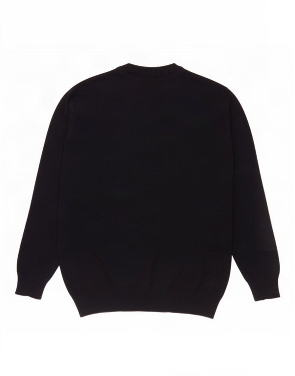 Pierre Cardin Pull col V pour femme UK 14 Acrylique bleu marine moyen