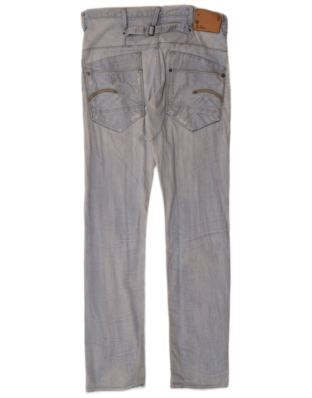 G-STAR Jean Slim 3301 Homme W32 L34 Bleu Coton