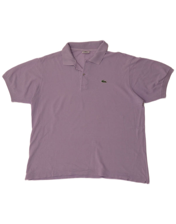 Lacoste Polo Homme Taille 6 XL Violet Coton