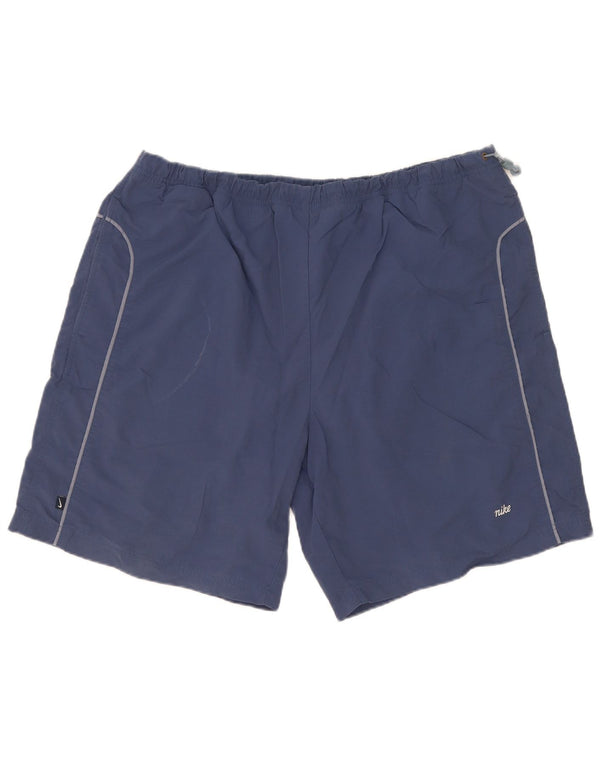 Nike Short de sport pour homme XL Bleu marine Polyester