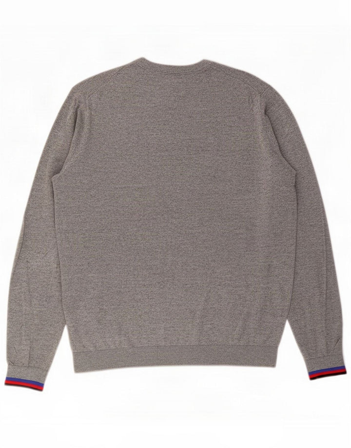 Sun68 Pull col rond pour homme 2XL Laine grise