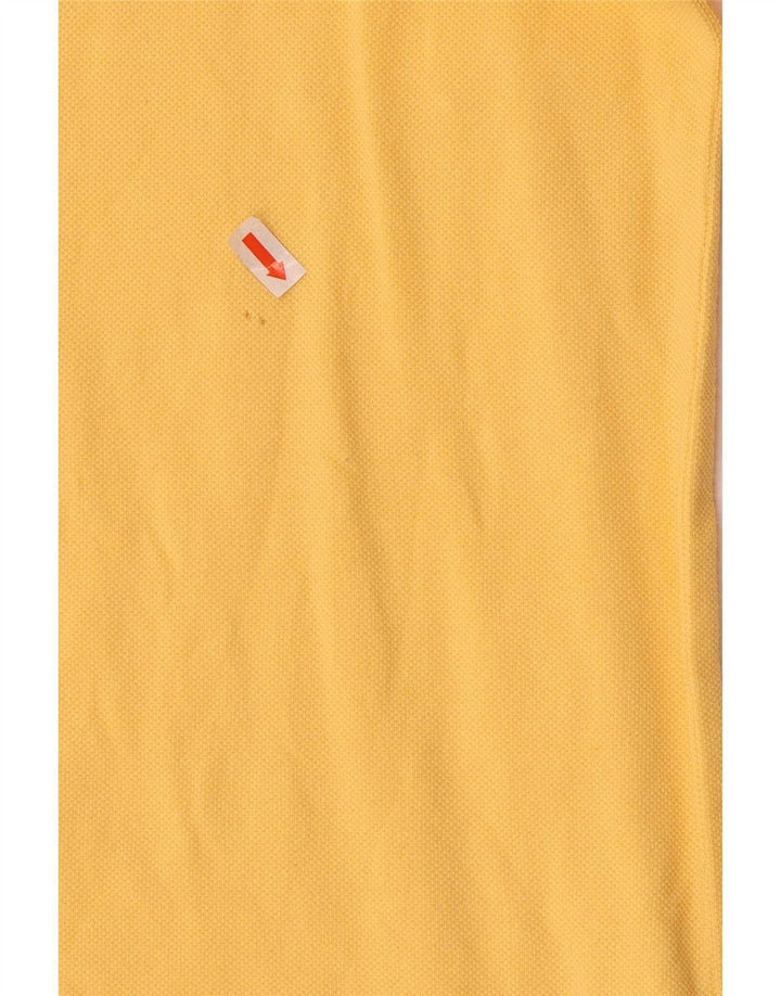 Kappa Polo Homme Jaune Moyen Coton