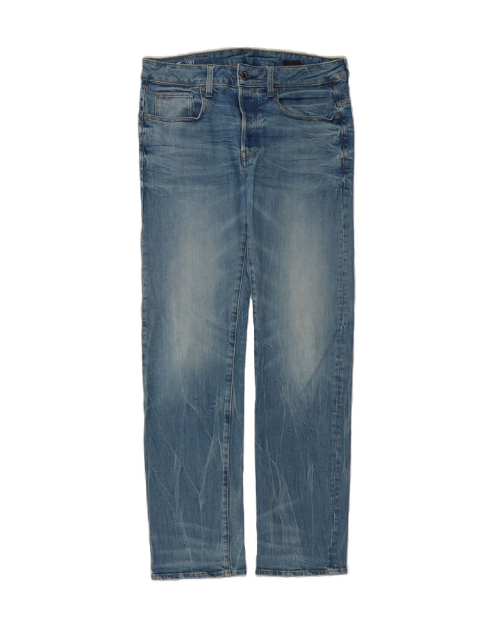 G-STAR Mens 3301 Straight Jeans W30 L32 Blue Cotton Vintage G-Star and Second-Hand G-Star from Messina Hembry 