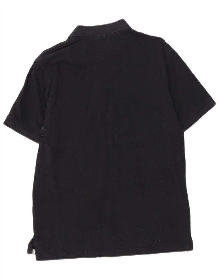 EDDIE BAUER Polo Homme Coton Noir Moyen