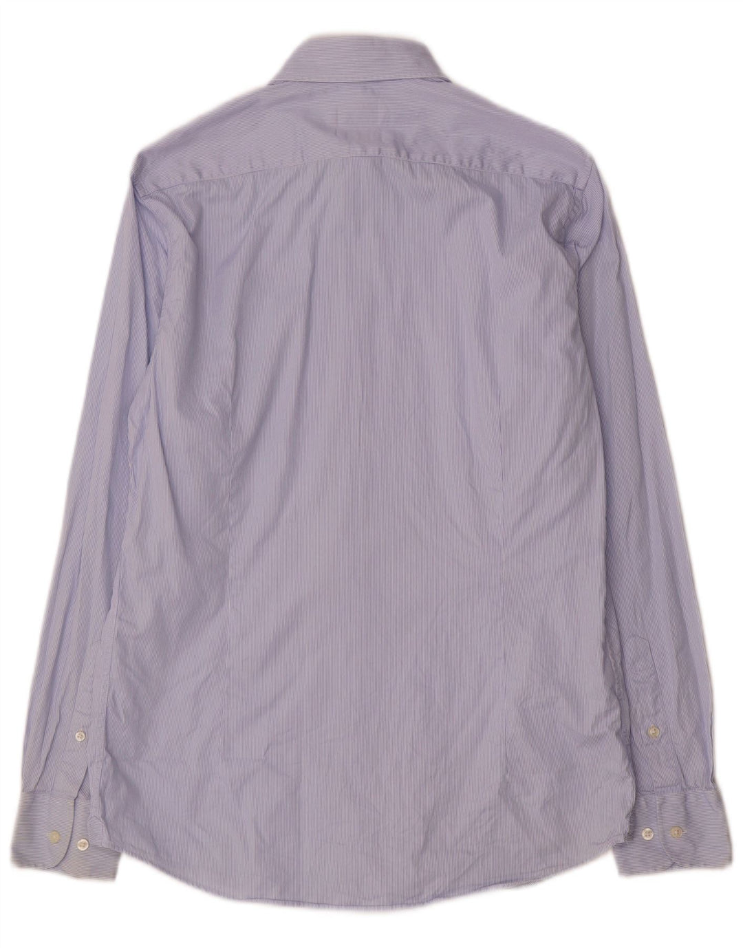 Massimo Dutti Chemise Homme Taille 39 15 1/2 Rayure Bleu Moyen