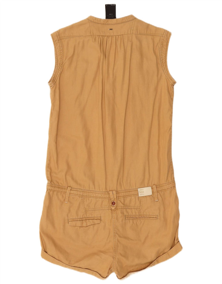 G-Star Combishort Femme UK 14 Large Beige Coton