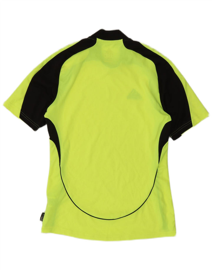 Adidas Hommes Clima 365 T-Shirt Haut Petit Vert Colorblock Polyester