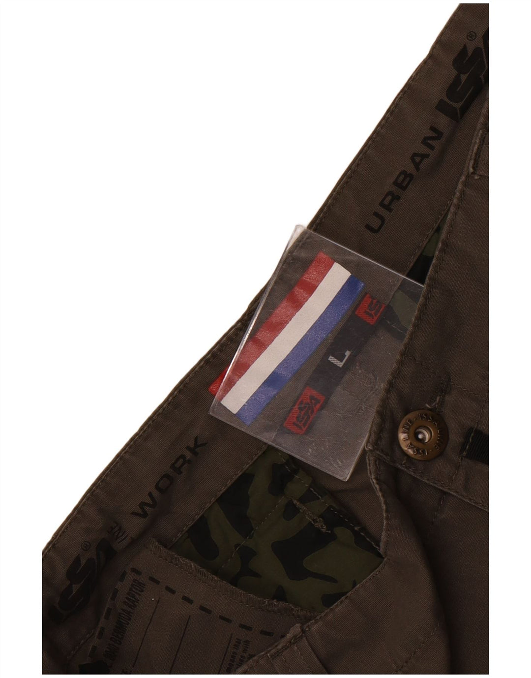 Issa Short Cargo Homme Grand W36 Kaki