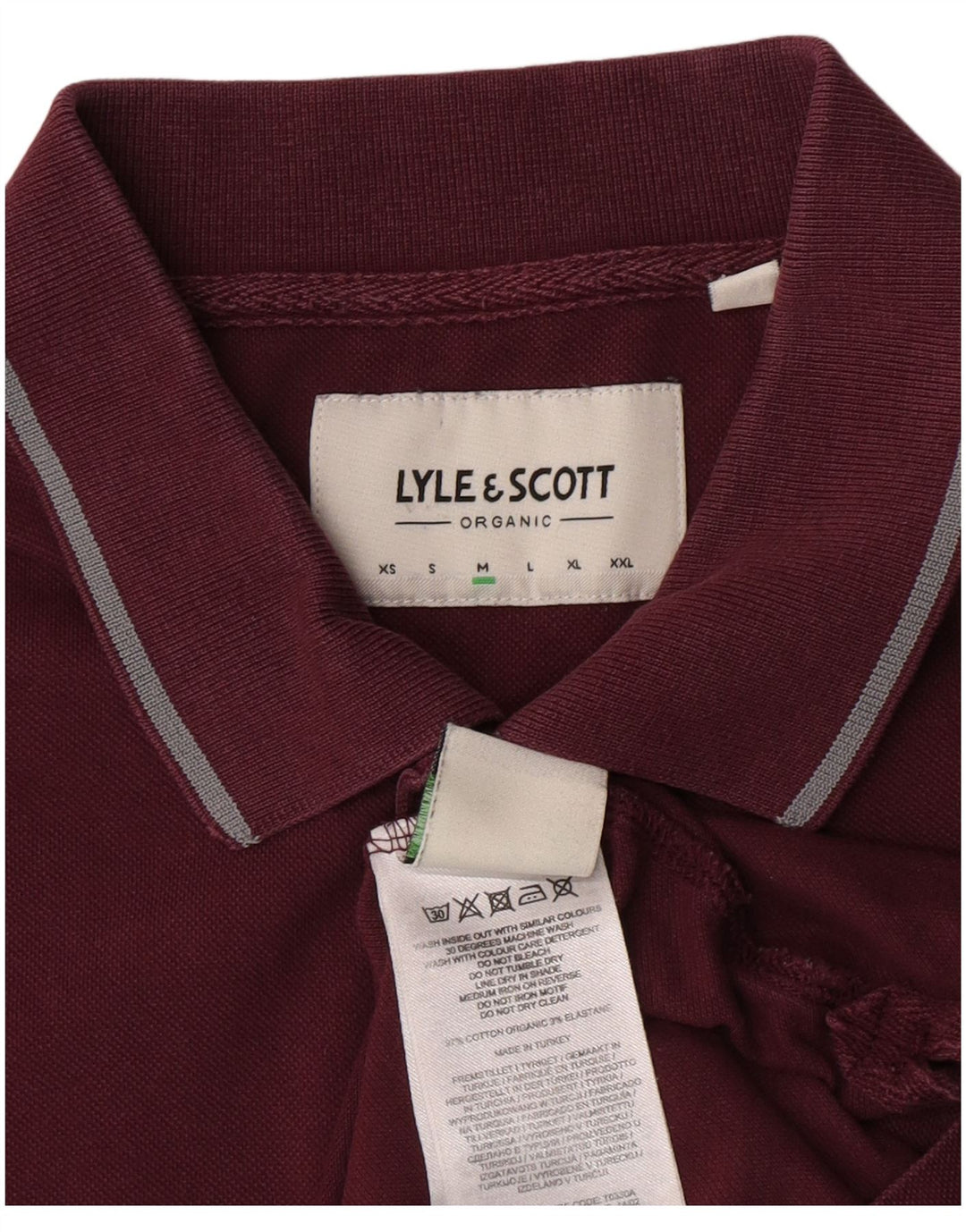 Lyle & Scott Polo Homme Marron Moyen Coton