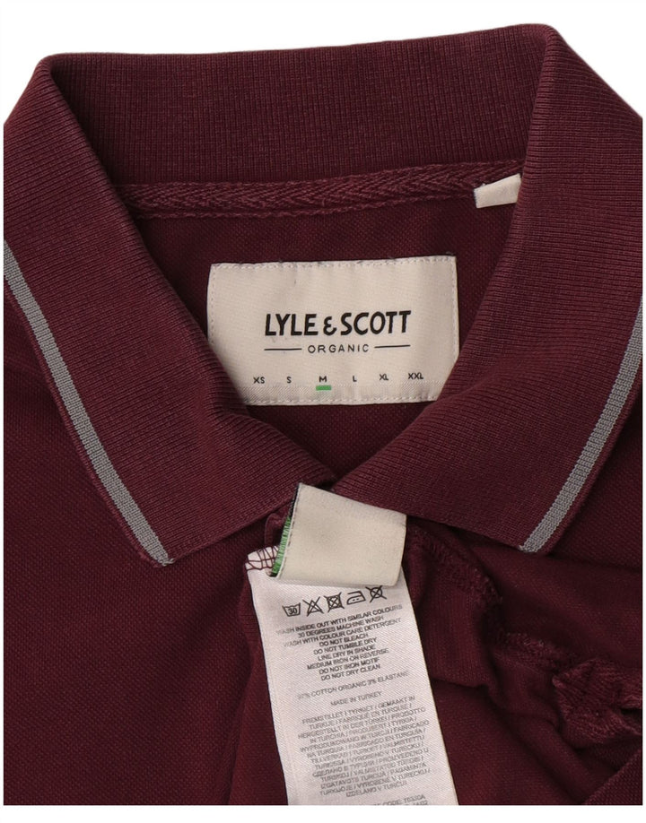 Lyle & Scott Polo Homme Marron Moyen Coton