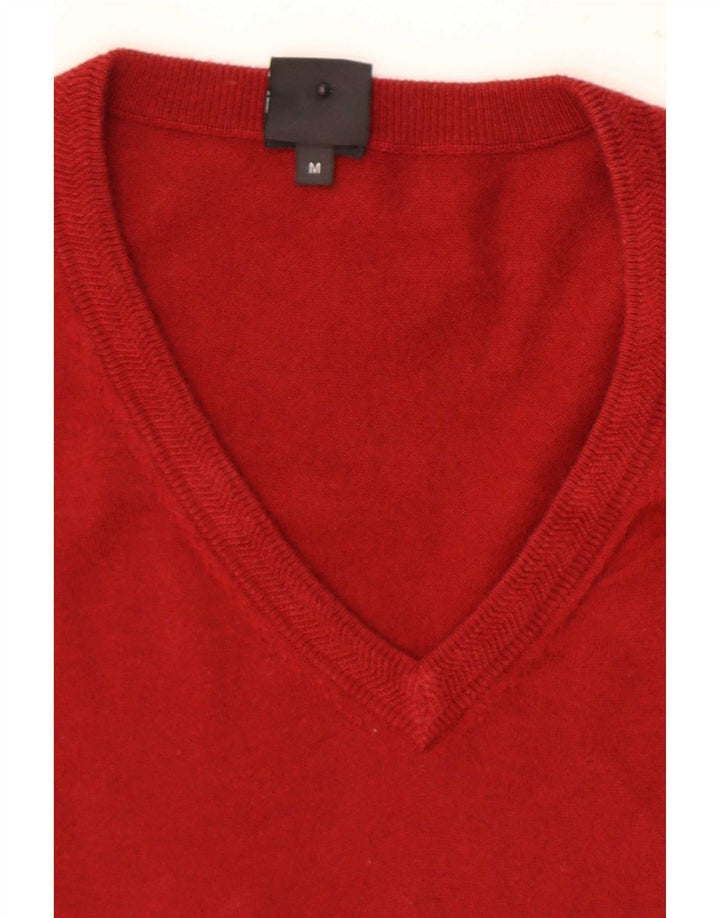 Hugo Boss Pull Regular Fit à col en V pour homme Rouge moyen Colourblock