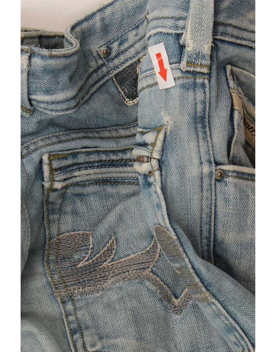 Diesel Jean Droit Yarik Homme W32 L32 Bleu