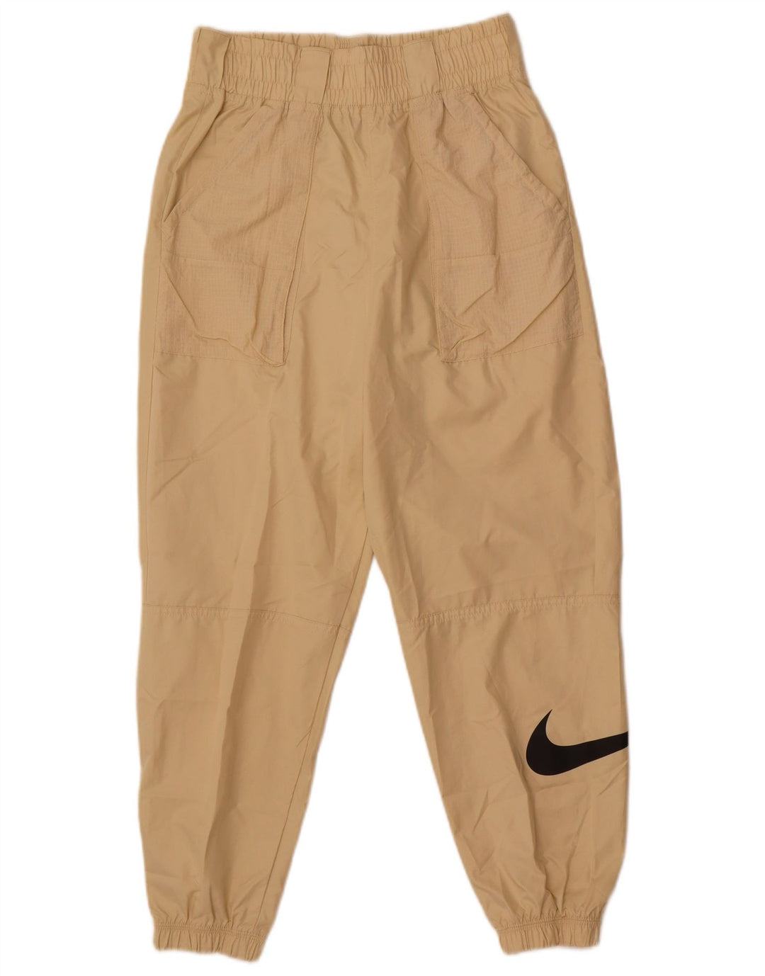 Pantalon imperméable Nike Graphic Joggers pour femme UK 10 Small Beige Nylon