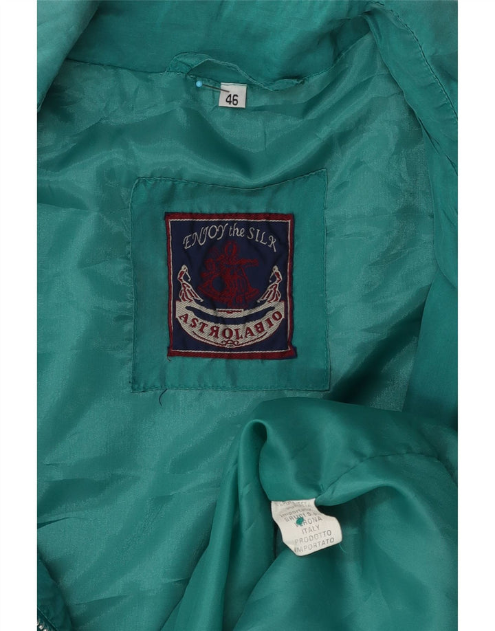 Astrolabio Pardessus Oversize Femme IT 46 Grande Soie Verte
