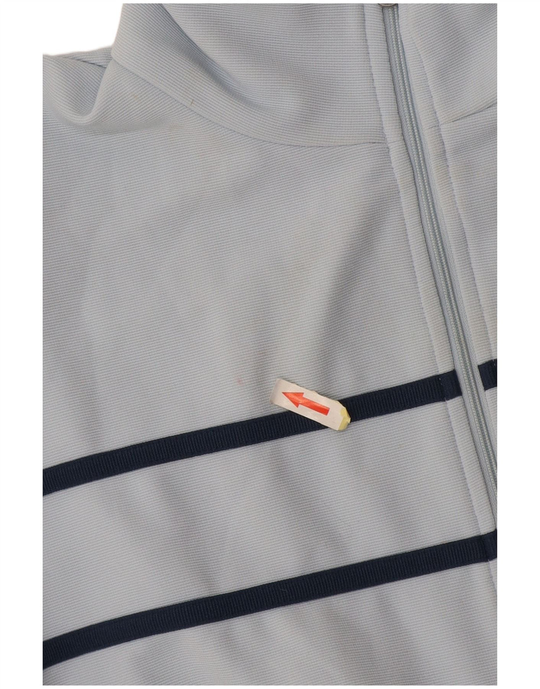 Kappa Veste de survêtement pour femme UK 14 Large Bleu Colorblock Polyester