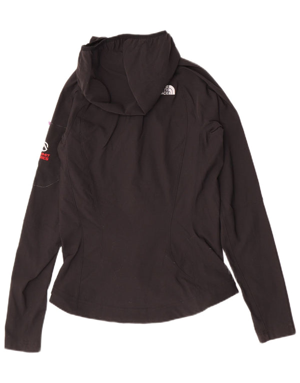 The North Face Pull à capuche zippé pour femme UK 10 Petit nylon noir
