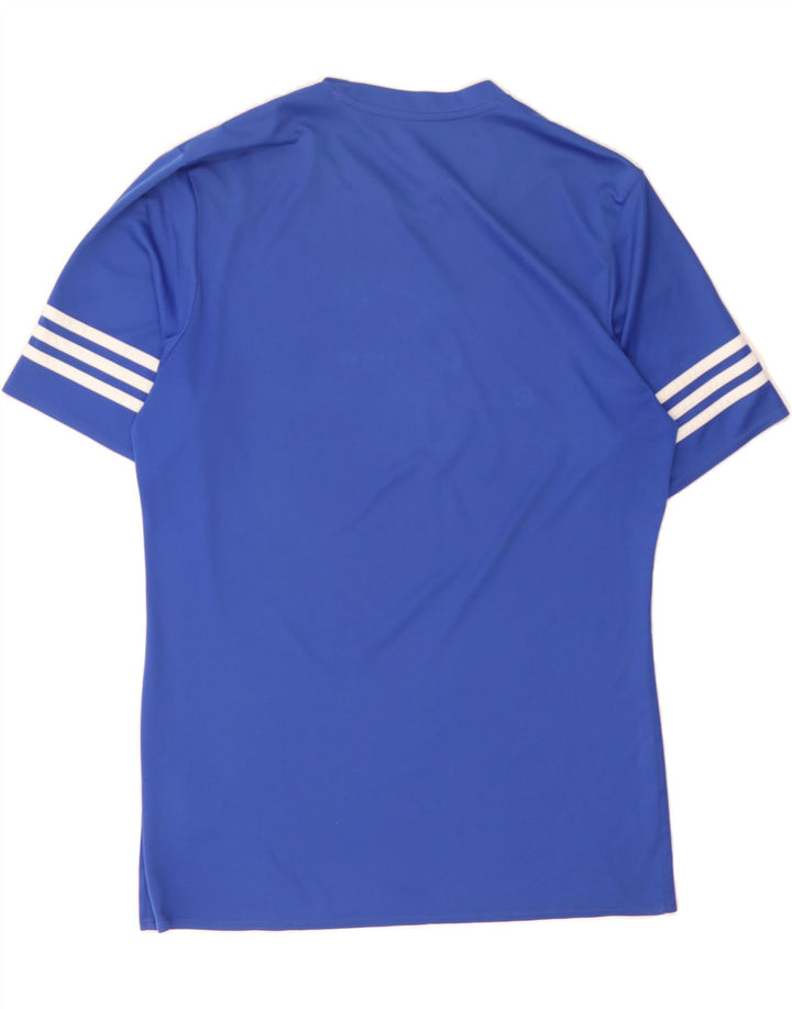 ADIDAS Mens T-Shirt Top Small Blue Vintage Adidas and Second-Hand Adidas from Messina Hembry 
