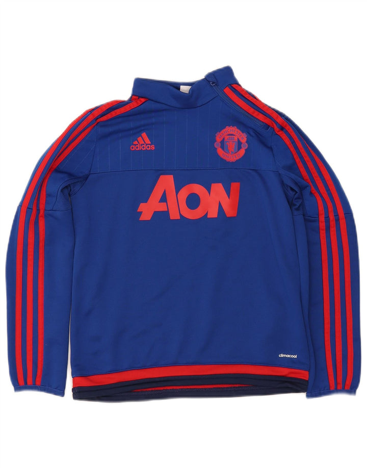 ADIDAS Haut de survêtement Climacool Graphic pour garçon 9-10 ans Bleu