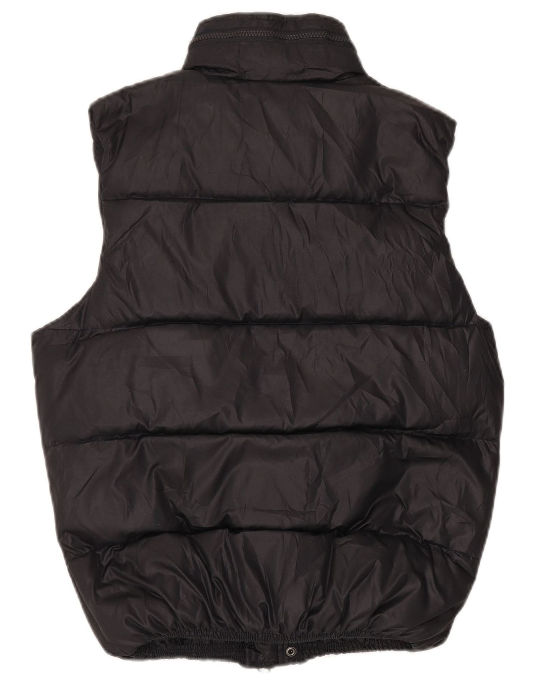 Rifle Gilet rembourré à capuche pour homme UK 36 Petit Noir Polyester