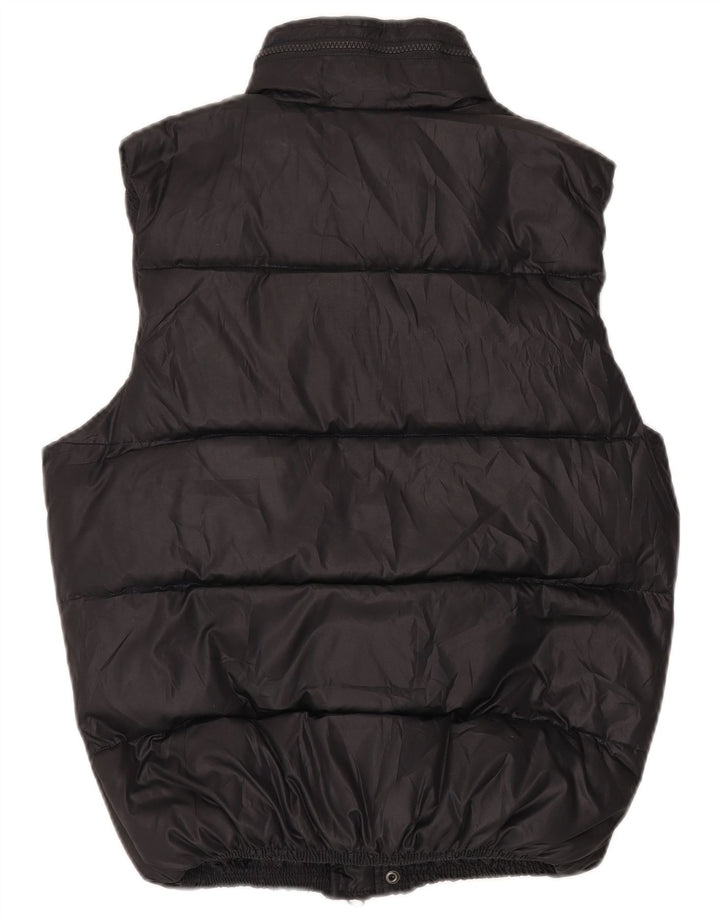 Rifle Gilet rembourré à capuche pour homme UK 36 Petit Noir Polyester