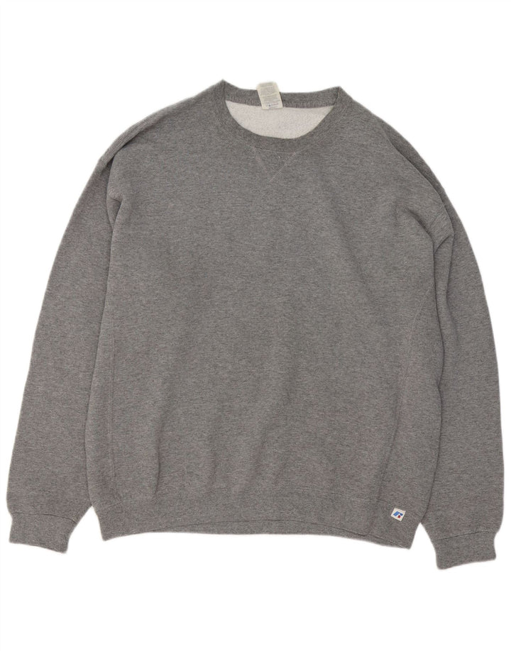 RUSSELL ATHLETIC Sweat-Shirt Homme XL Gris Coton