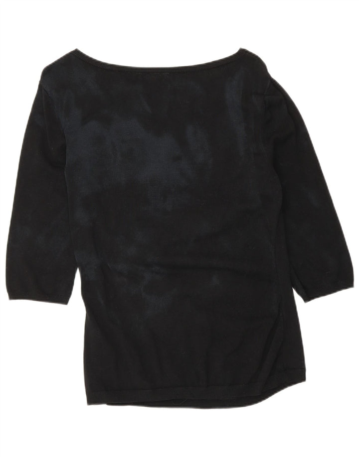 Phase Eight Haut Femme Manches 3/4 UK 12 Medium Noir Viscose