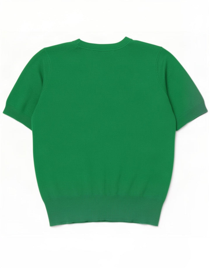 Zara Femme Chemisier Top UK 12 Vert Moyen
