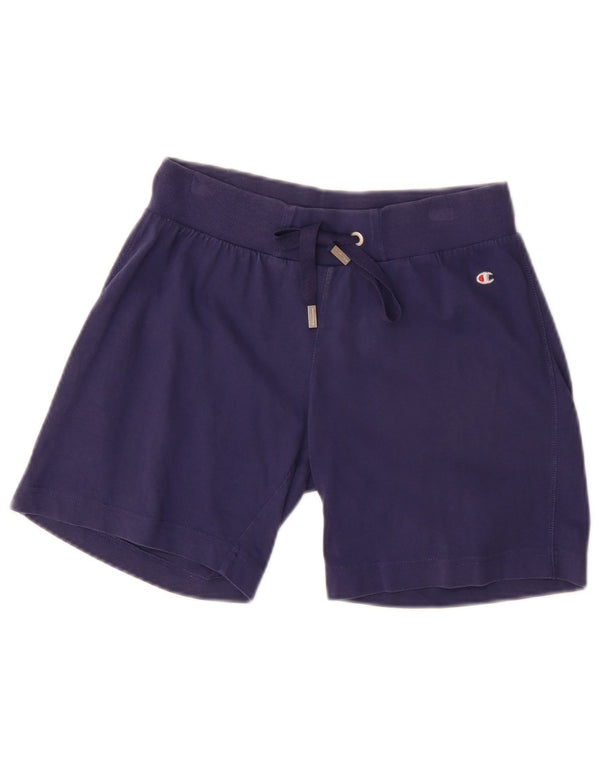 Champion Short de sport Heritage Classics pour femme UK 10 Small Bleu marine