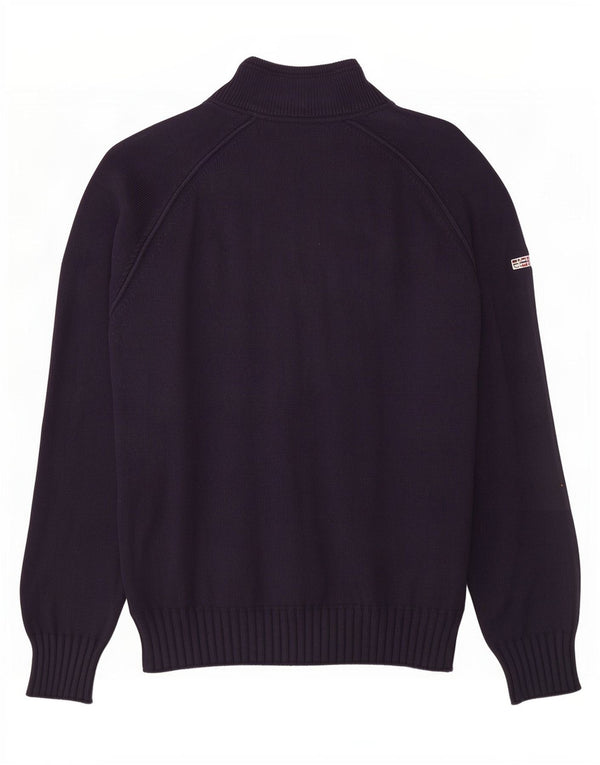 Napapijri Pull Cardigan Zippé Geographic Homme Petit Bleu Marine