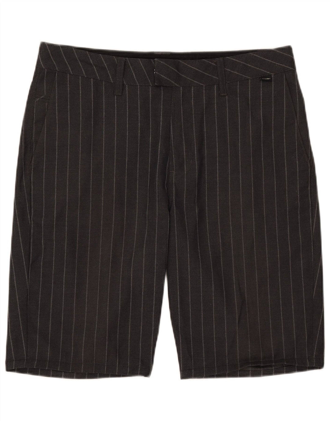 Vans Short chino W32 pour homme en polyester à fines rayures noires moyennes
