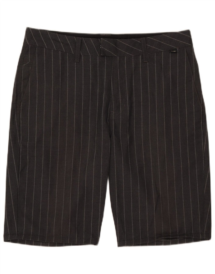 Vans Short chino W32 pour homme en polyester à fines rayures noires moyennes
