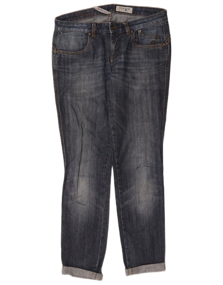 Jeckerson Jean Slim Femme W28 L27 Bleu Coton