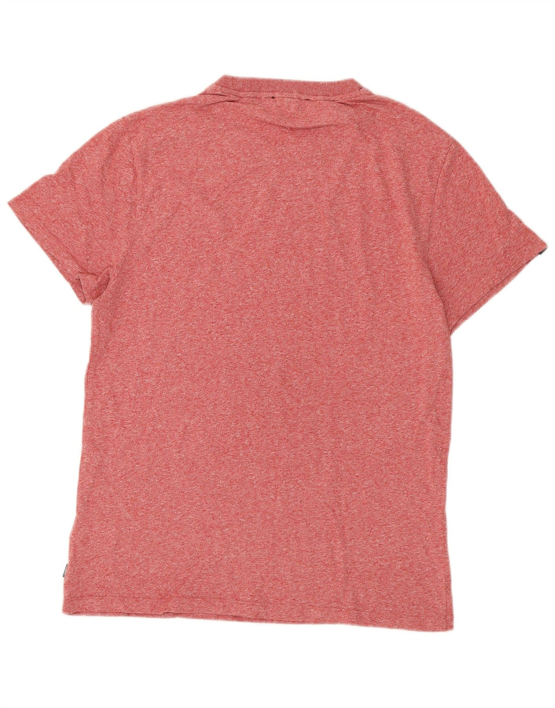 SUPERDRY T-Shirt Homme Top Large Rouge Moucheté Coton