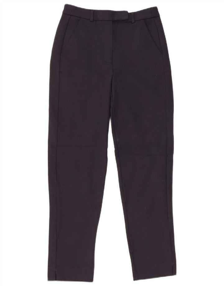 Marks & Spencer Pantalon de Costume Slim Femme W26 L26 Bleu Marine