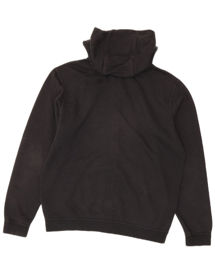 NIKE Pull à capuche zippé pour homme en coton noir moyen