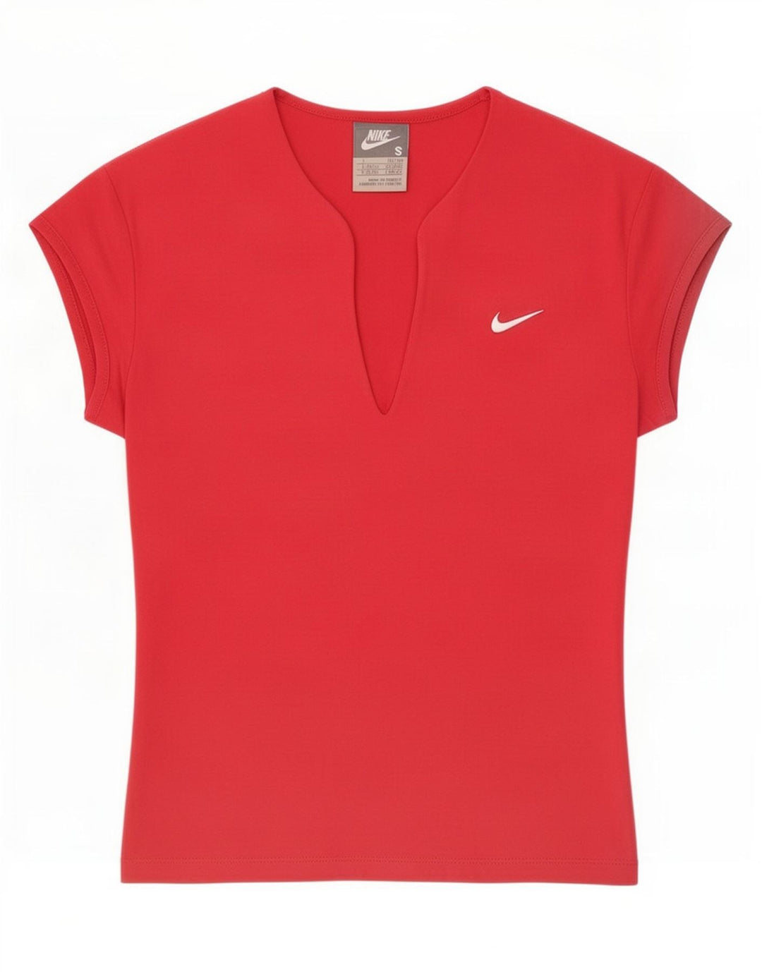 Nike T-shirt pour femme UK 8/10 Petit Rouge