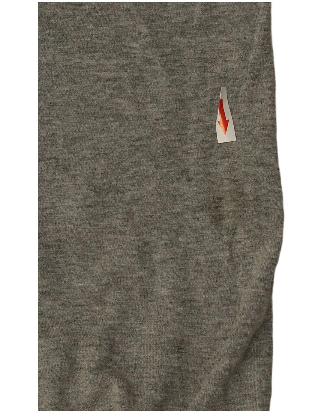 Topshop Femme Haut Oversize Manches Longues UK 42 Gris Moyen Viscose