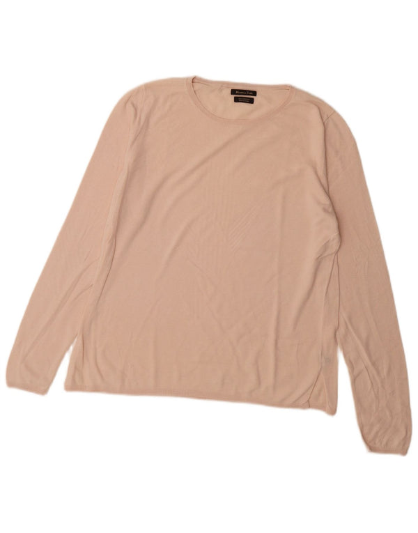 Massimo Dutti Pull col bateau pour femme UK 16 Large Rose