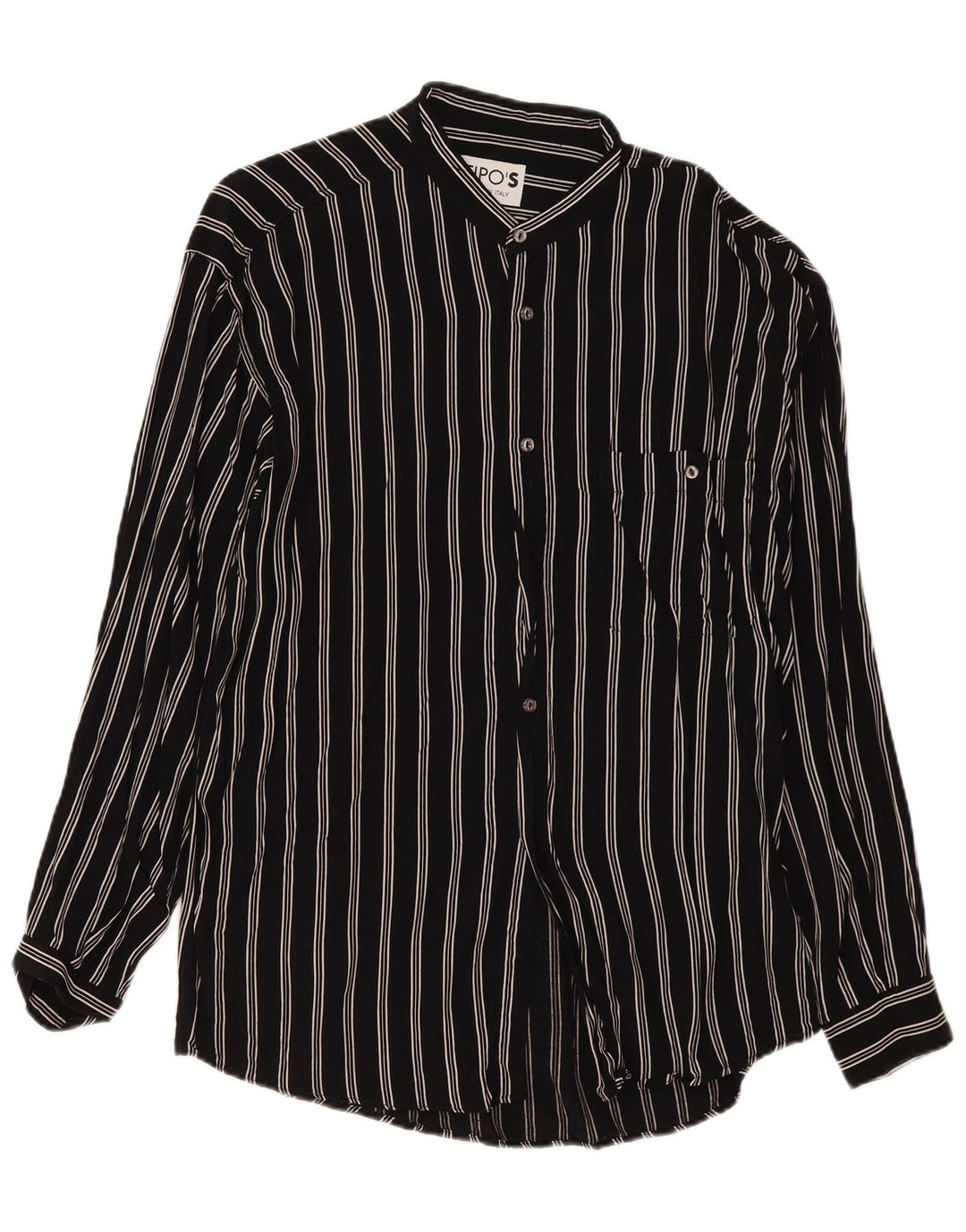 Tipo' S Chemise Homme XL Viscose Rayée Noir