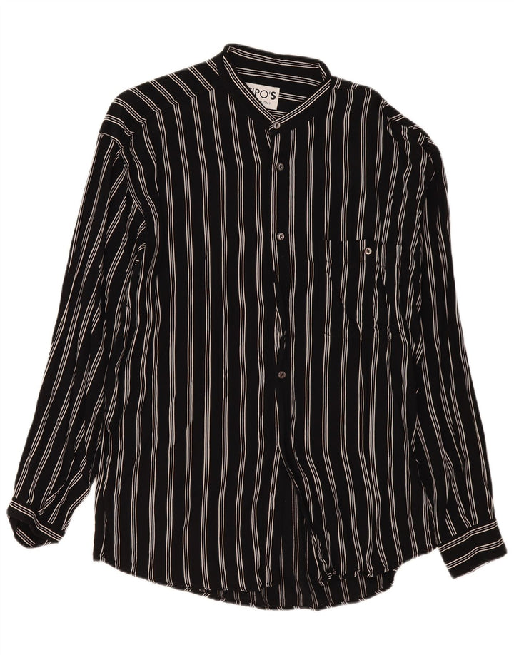 Tipo' S Chemise Homme XL Viscose Rayée Noir