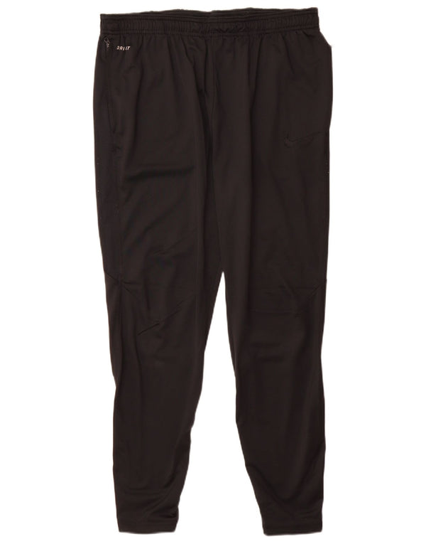 Nike Pantalon de survêtement Dri Fit pour homme XL Noir Polyester
