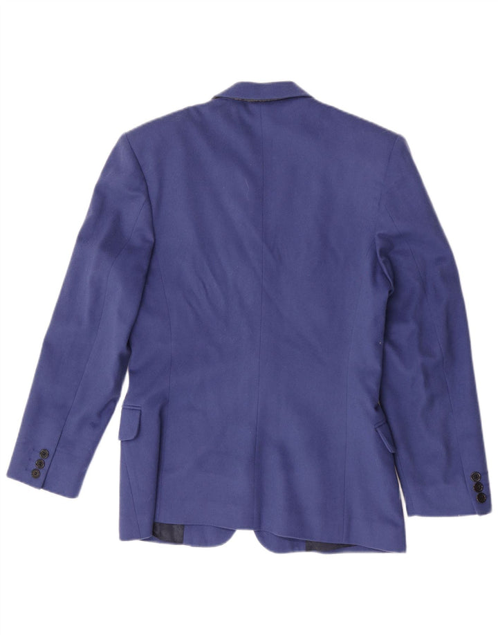 Massimo Rebecchi Veste Blazer 1 Bouton Femme IT 40 Laine Bleu Moyen