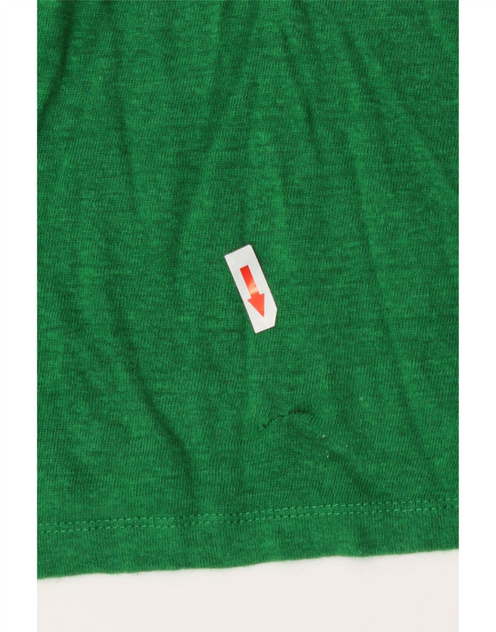 Jigsaw Haut surdimensionné à manches longues pour femme UK 10 Petit Vert