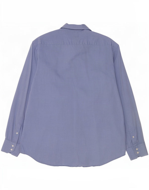 Hugo Boss Chemise Regular Fit Homme Taille 43 17 XL Bleu Coton